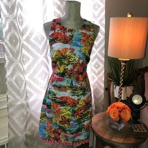 Beautiful Nicole Miller Hawaiian Dress.